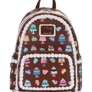 Loungefly Brown Dessert-Themed Backpack